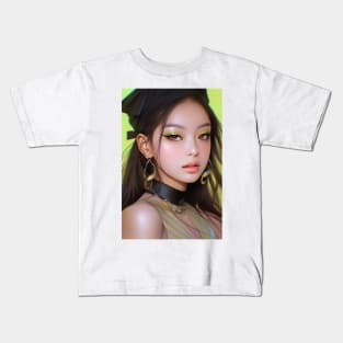 Jen manga ver Kids T-Shirt